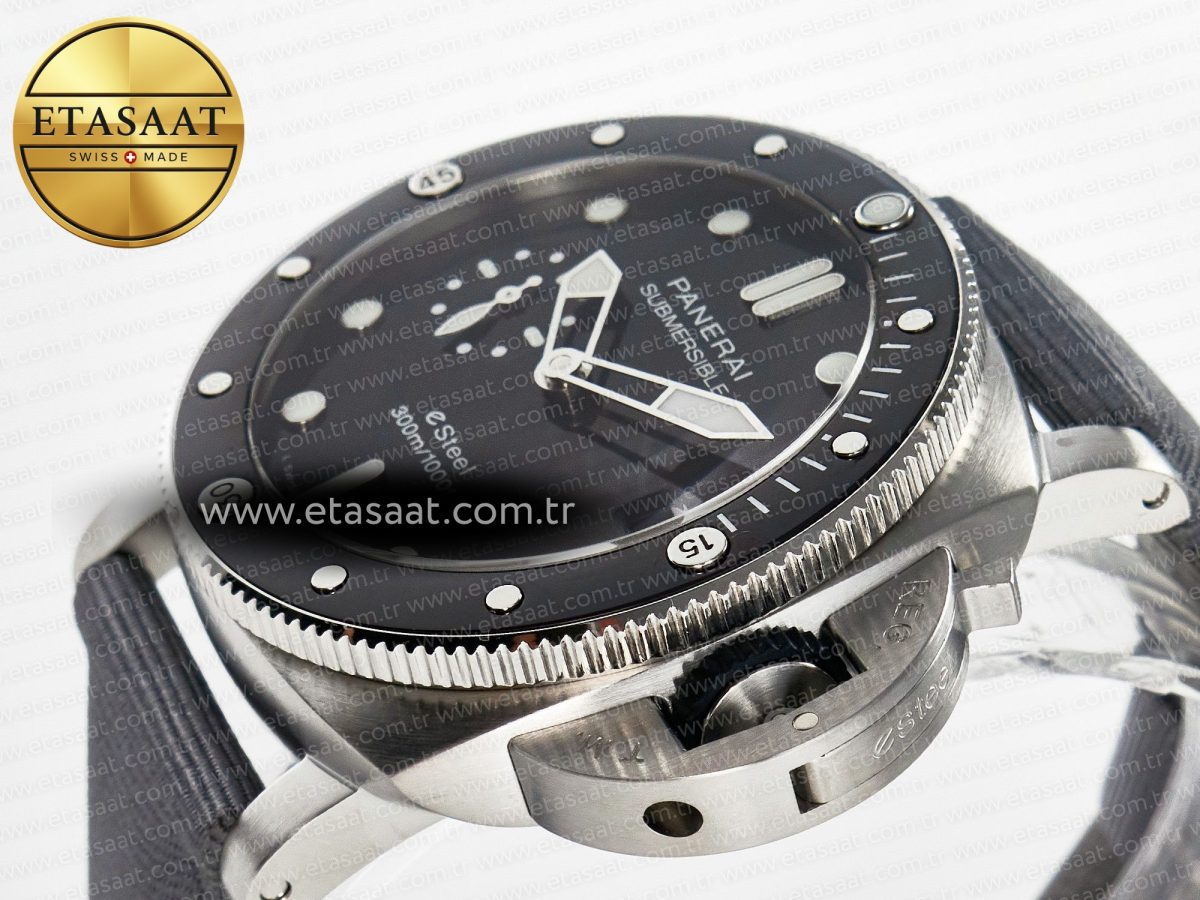 PAM1288 Y VSF 1:1 Best Edition Gray Dial on Gray Nylon Strap P900 - Görsel 6
