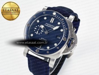 PAM1289 V TTF 1:1 Best Edition Blue Dial on Blue Nylon Strap P900