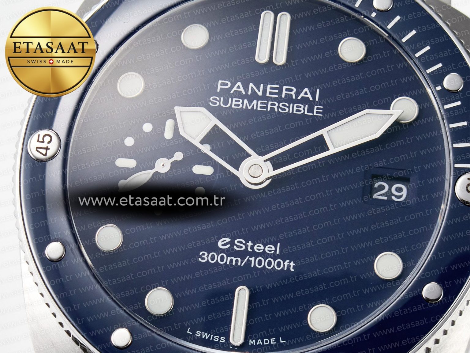 PAM1289 V TTF 1:1 Best Edition Blue Dial on Blue Nylon Strap P900 - Görsel 11