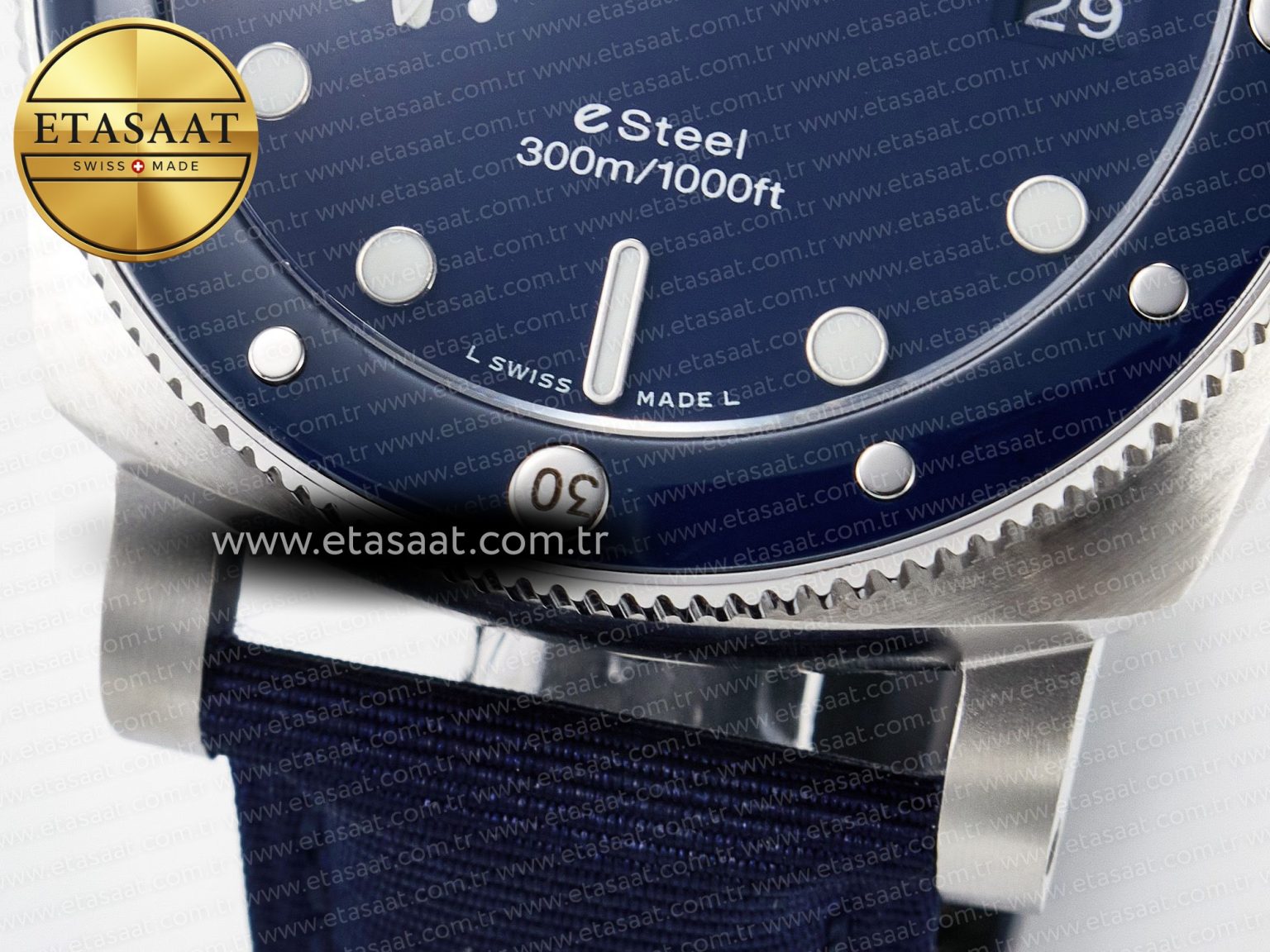 PAM1289 V TTF 1:1 Best Edition Blue Dial on Blue Nylon Strap P900 - Görsel 14