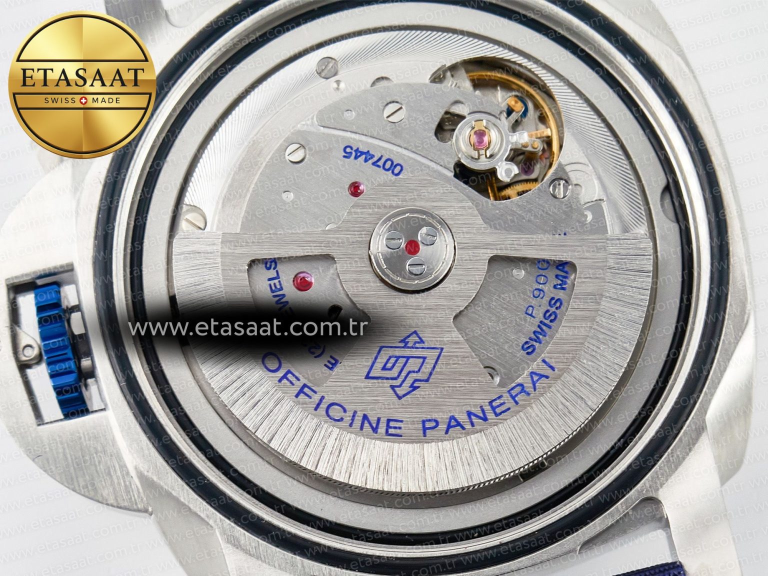 PAM1289 V TTF 1:1 Best Edition Blue Dial on Blue Nylon Strap P900 - Görsel 21
