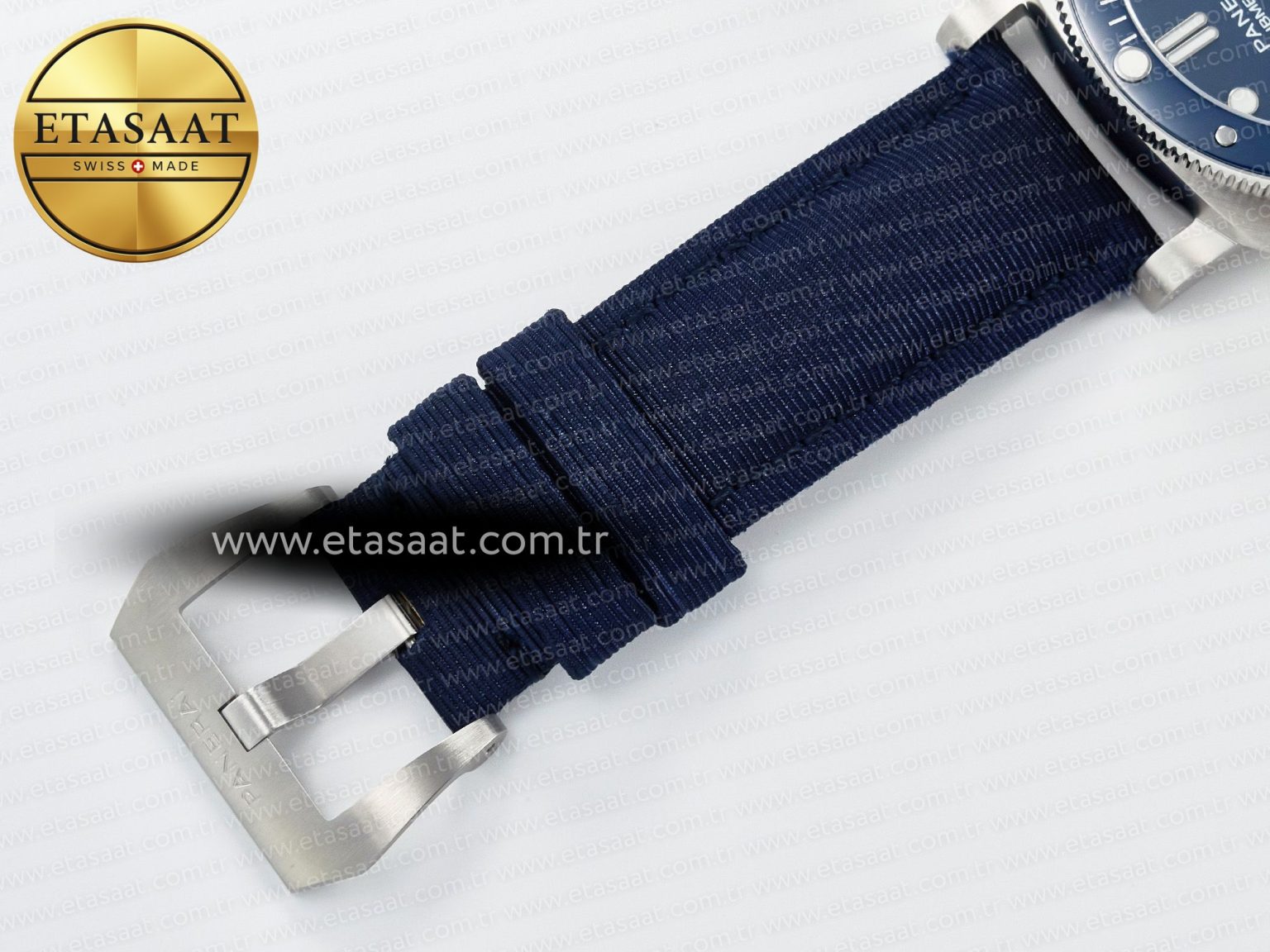 PAM1289 V TTF 1:1 Best Edition Blue Dial on Blue Nylon Strap P900 - Görsel 28