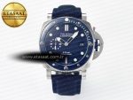PAM1289 V TTF 1:1 Best Edition Blue Dial on Blue Nylon Strap P900 - Görsel 3