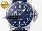 PAM1289 V TTF 1:1 Best Edition Blue Dial on Blue Nylon Strap P900 - Görsel 4