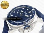 PAM1289 V TTF 1:1 Best Edition Blue Dial on Blue Nylon Strap P900 - Görsel 6