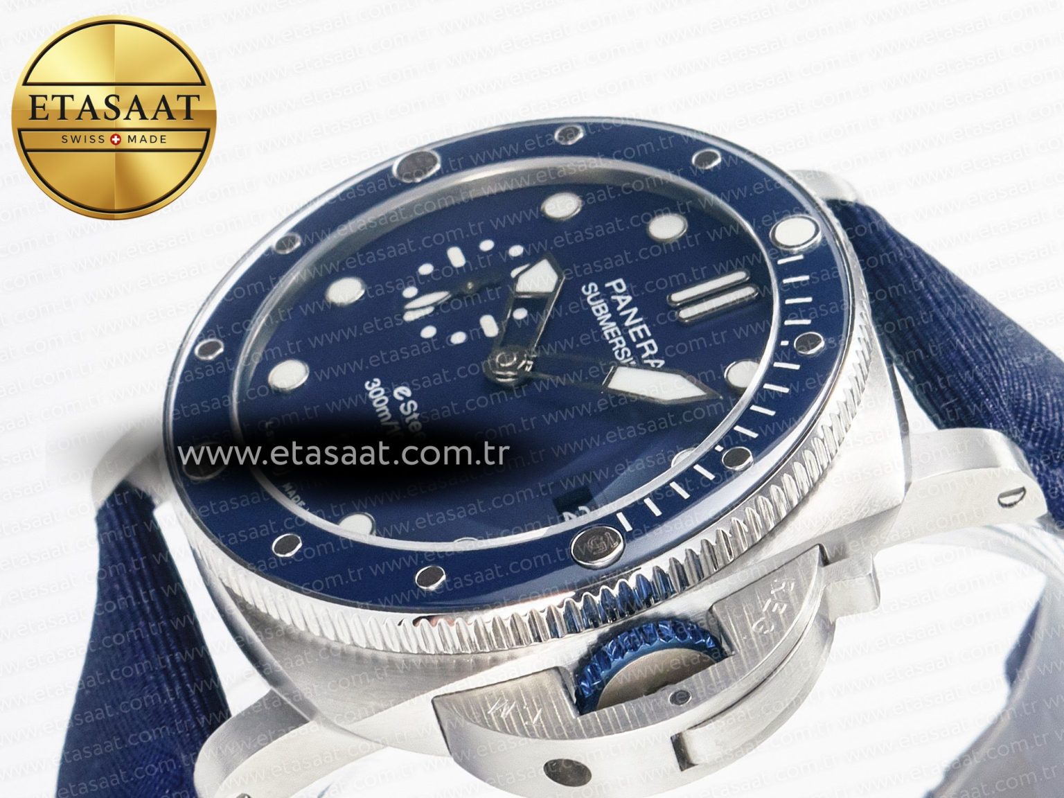 PAM1289 V TTF 1:1 Best Edition Blue Dial on Blue Nylon Strap P900 - Görsel 6