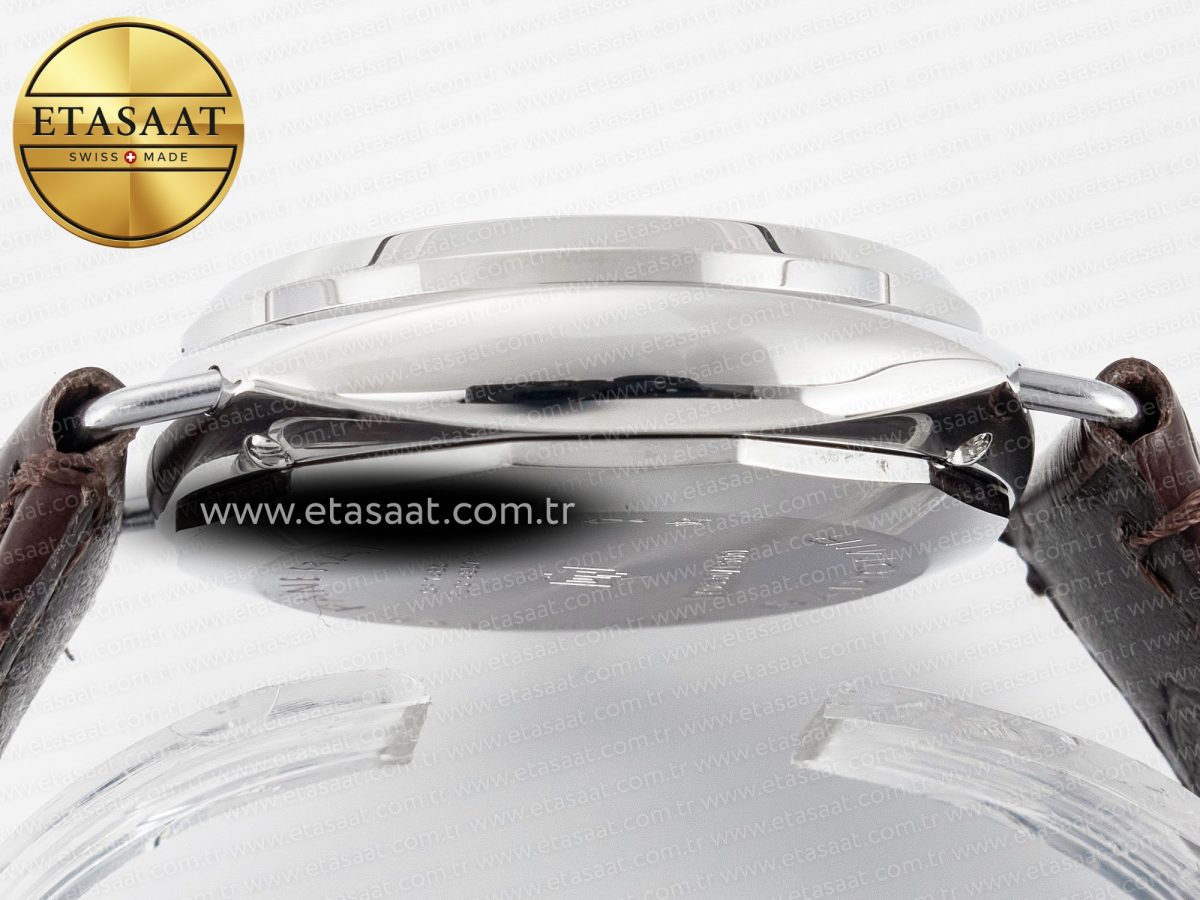 PAM1292 Radiomir 40mm TTF 1:1 Best Edition White Dial on Brown Leather Strap P900 - Görsel 14
