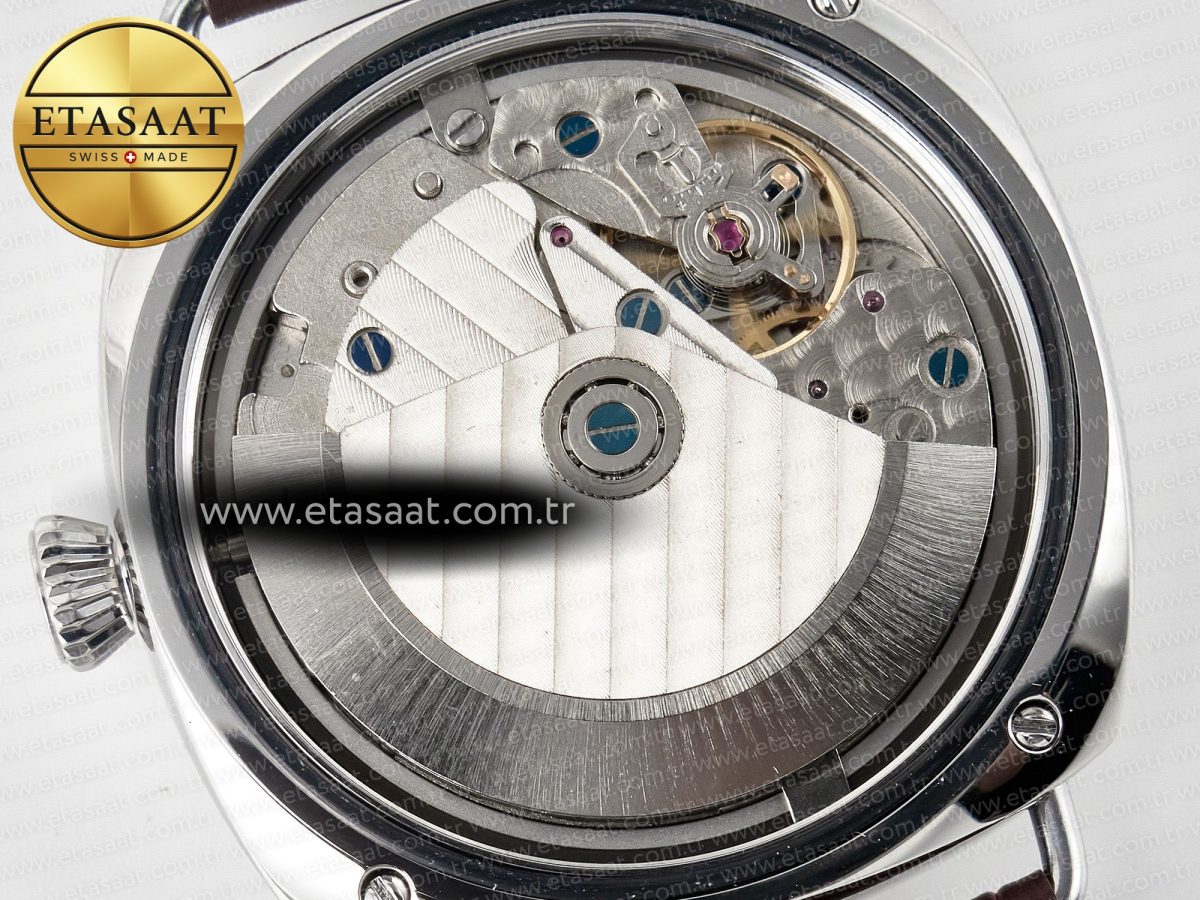 PAM1292 Radiomir 40mm TTF 1:1 Best Edition White Dial on Brown Leather Strap P900 - Görsel 20