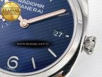 PAM1293 Radiomir 40mm TTF 1:1 Best Edition Blue Dial on Blue Leather Strap P900 - Görsel 12
