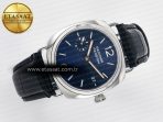 PAM1293 Radiomir 40mm TTF 1:1 Best Edition Blue Dial on Blue Leather Strap P900 - Görsel 8
