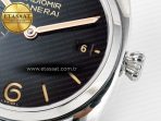 PAM1294 Radiomir 40mm TTF 1:1 Best Edition Black Dial on Black Leather Strap P900 - Görsel 12