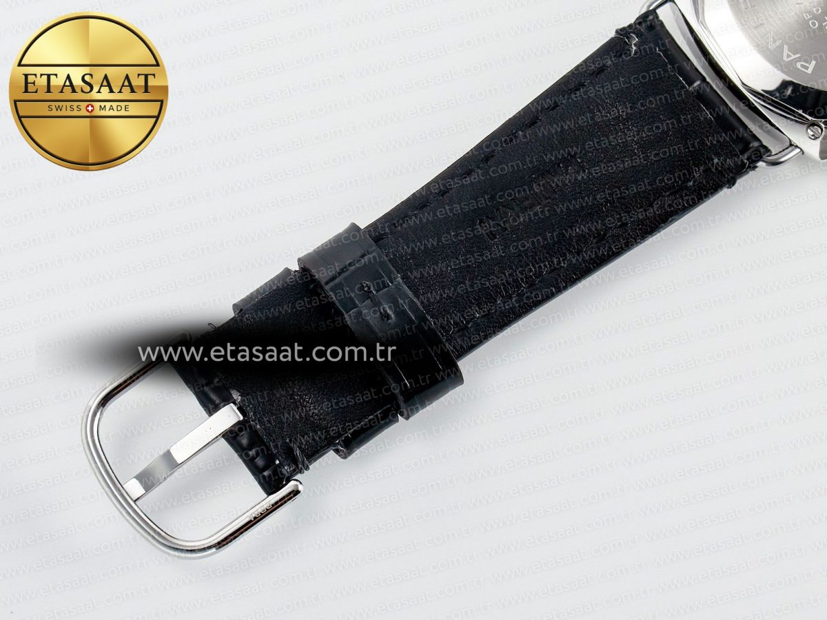 PAM1294 Radiomir 40mm TTF 1:1 Best Edition Black Dial on Black Leather Strap P900 - Görsel 26