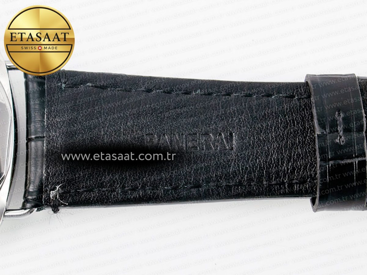 PAM1294 Radiomir 40mm TTF 1:1 Best Edition Black Dial on Black Leather Strap P900 - Görsel 28