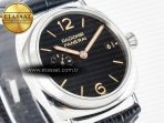 PAM1294 Radiomir 40mm TTF 1:1 Best Edition Black Dial on Black Leather Strap P900 - Görsel 5