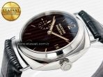 PAM1294 Radiomir 40mm TTF 1:1 Best Edition Black Dial on Black Leather Strap P900 - Görsel 6