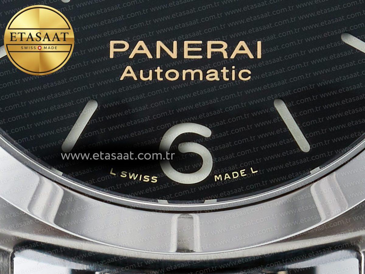 PAM1312 W TTF 1:1 Best Edition on Black Leather Strap P9010 - Görsel 13