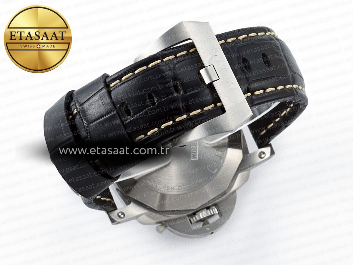 PAM1312 W TTF 1:1 Best Edition on Black Leather Strap P9010 - Görsel 18