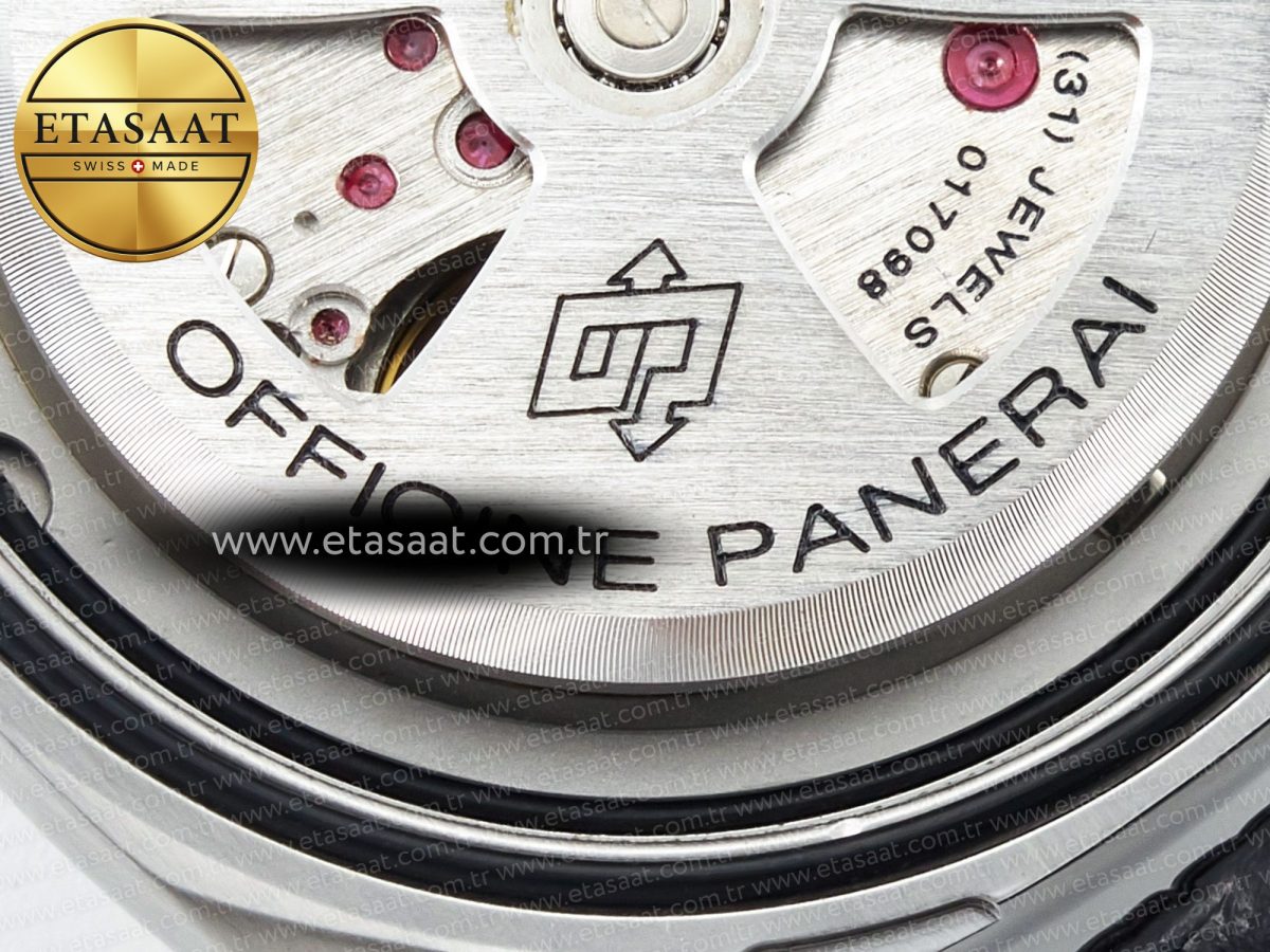 PAM1312 W TTF 1:1 Best Edition on Black Leather Strap P9010 - Görsel 24