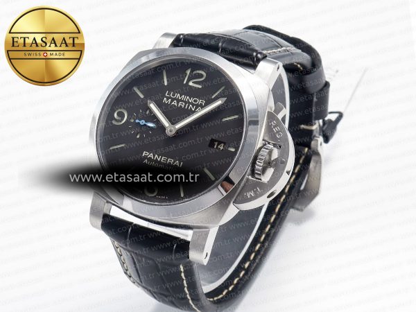 PAM1312 W VSF 1:1 Best Edition Black Dial on Black Leather Strap P.9010 Clone