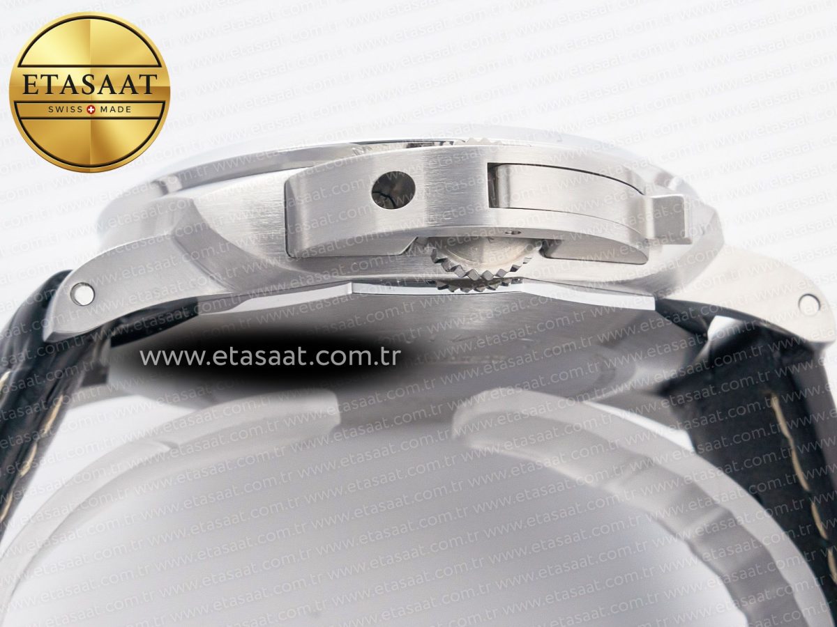 PAM1312 W VSF 1:1 Best Edition Black Dial on Black Leather Strap P.9010 Clone - Görsel 11