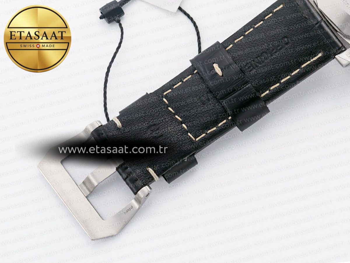 PAM1312 W VSF 1:1 Best Edition Black Dial on Black Leather Strap P.9010 Clone - Görsel 23
