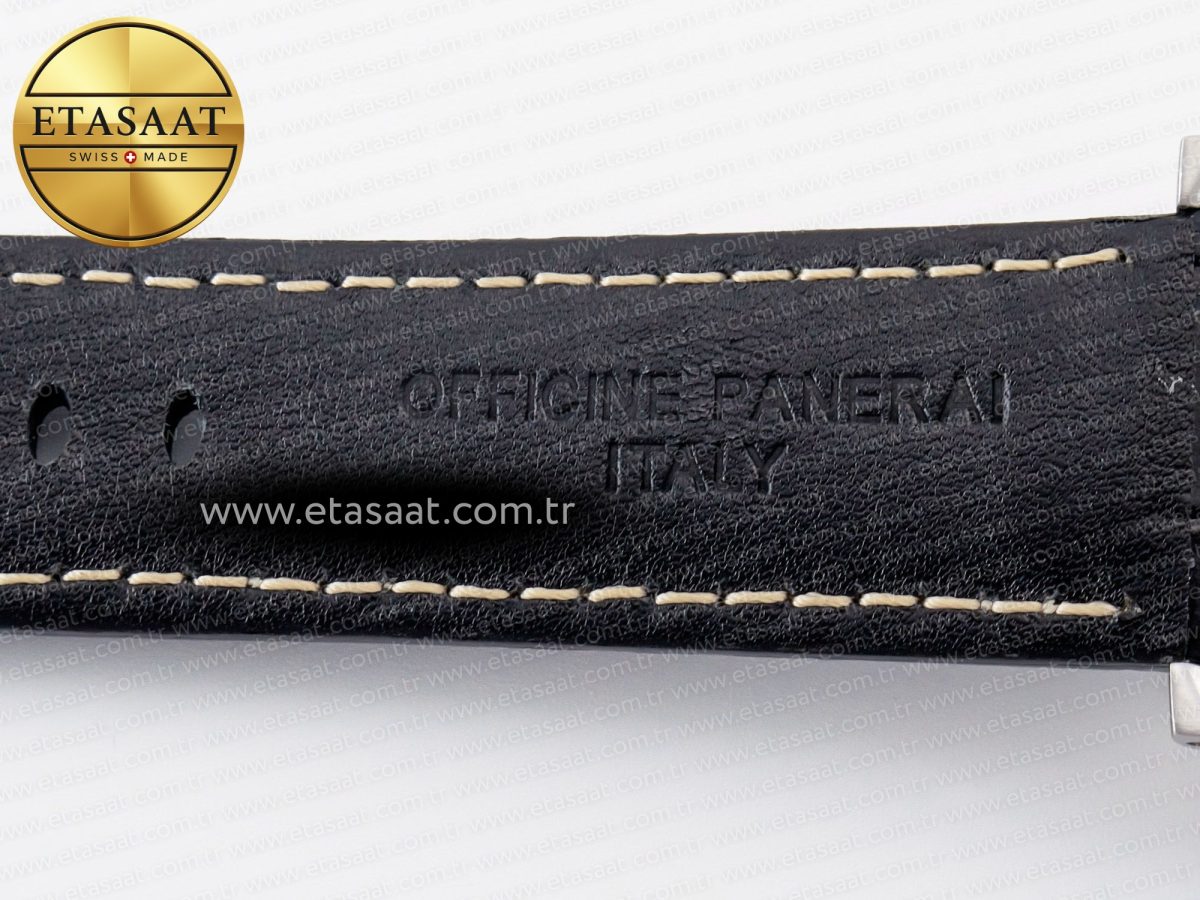 PAM1312 W VSF 1:1 Best Edition Black Dial on Black Leather Strap P.9010 Clone - Görsel 26
