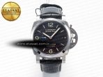 PAM1312 W VSF 1:1 Best Edition Black Dial on Black Leather Strap P.9010 Clone - Görsel 3