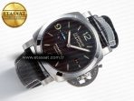 PAM1312 W VSF 1:1 Best Edition Black Dial on Black Leather Strap P.9010 Clone - Görsel 8