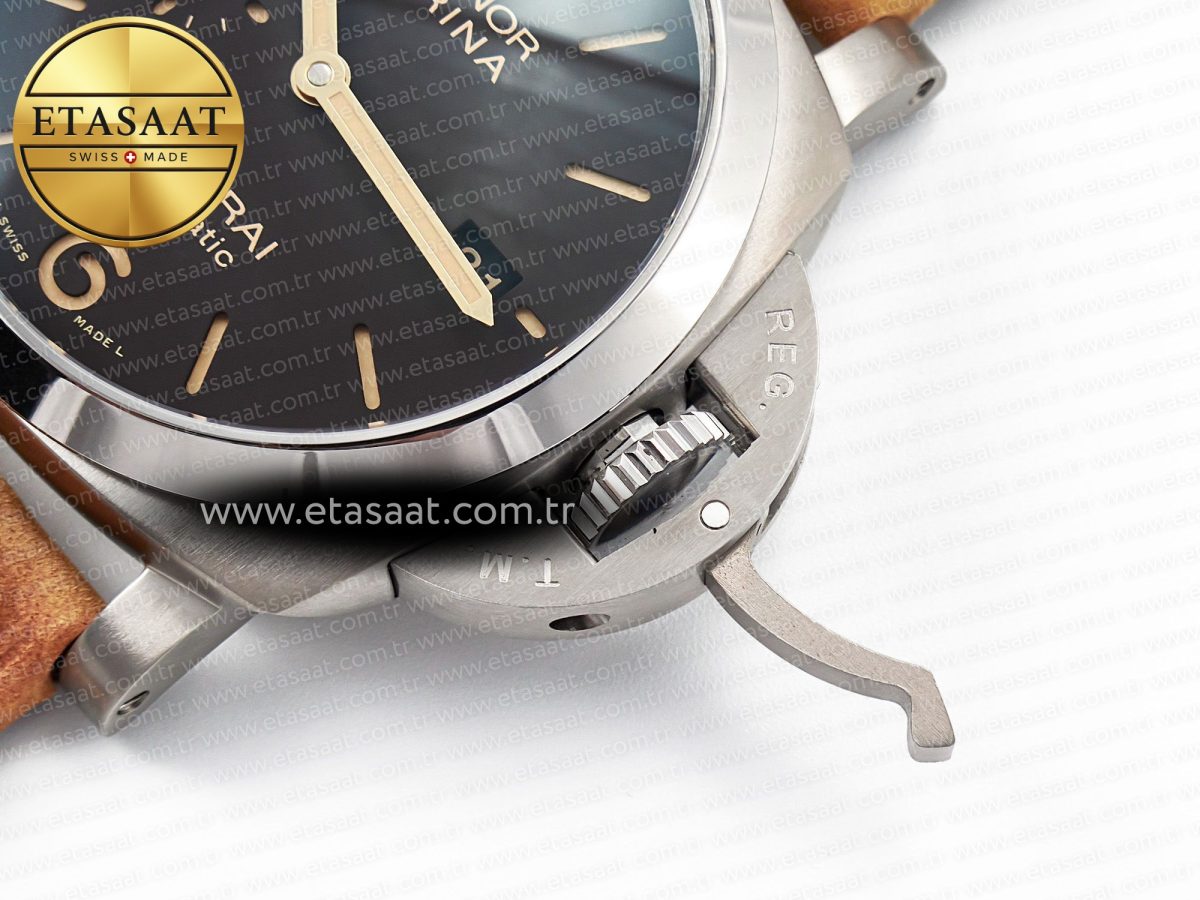 PAM1351 W TTF 1:1 Best Edition on Asso Leather Strap P9010 - Görsel 15