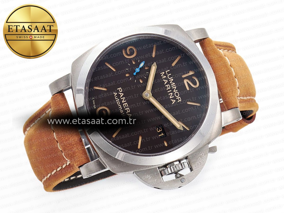 PAM1351 W TTF 1:1 Best Edition on Asso Leather Strap P9010 - Görsel 8