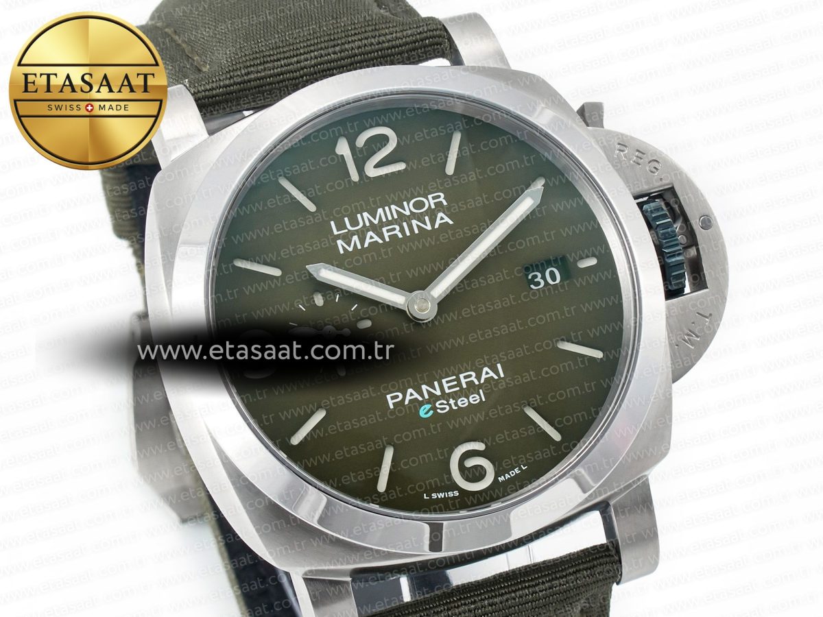 PAM1356 W TTF 1:1 Best Edition on Green Nylon Strap P9010 - Görsel 5