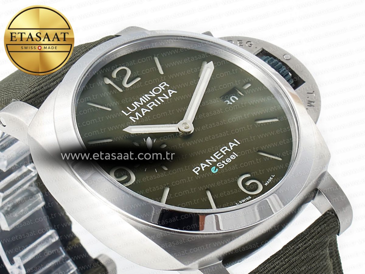 PAM1356 W TTF 1:1 Best Edition on Green Nylon Strap P9010 - Görsel 7