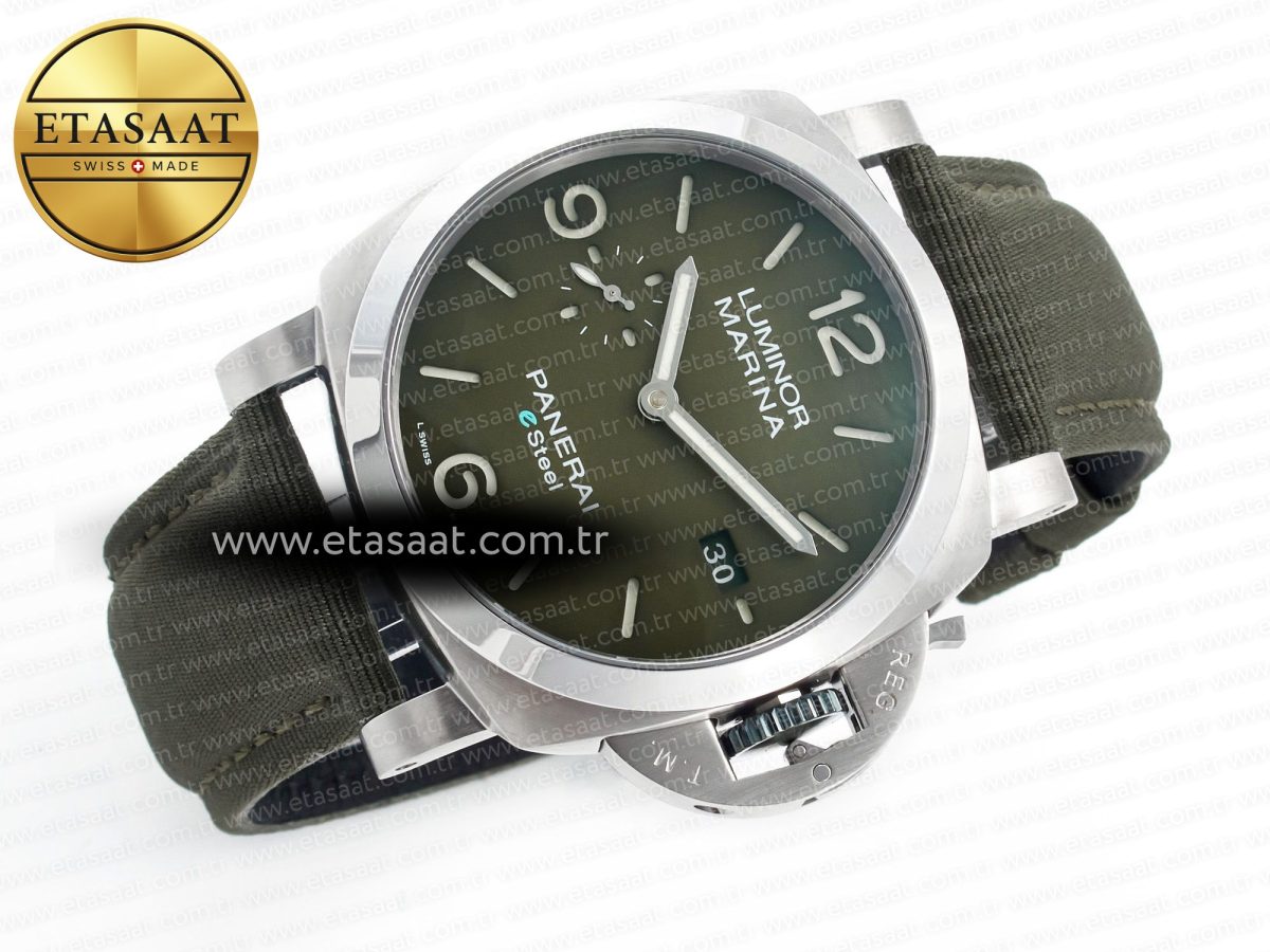 PAM1356 W TTF 1:1 Best Edition on Green Nylon Strap P9010 - Görsel 8
