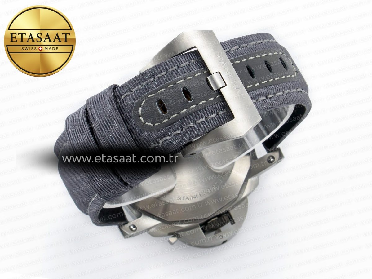 PAM1358 W TTF 1:1 Best Edition on Gray Nylon Strap P9010 - Görsel 16