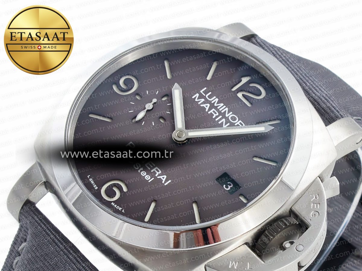 PAM1358 W TTF 1:1 Best Edition on Gray Nylon Strap P9010 - Görsel 6