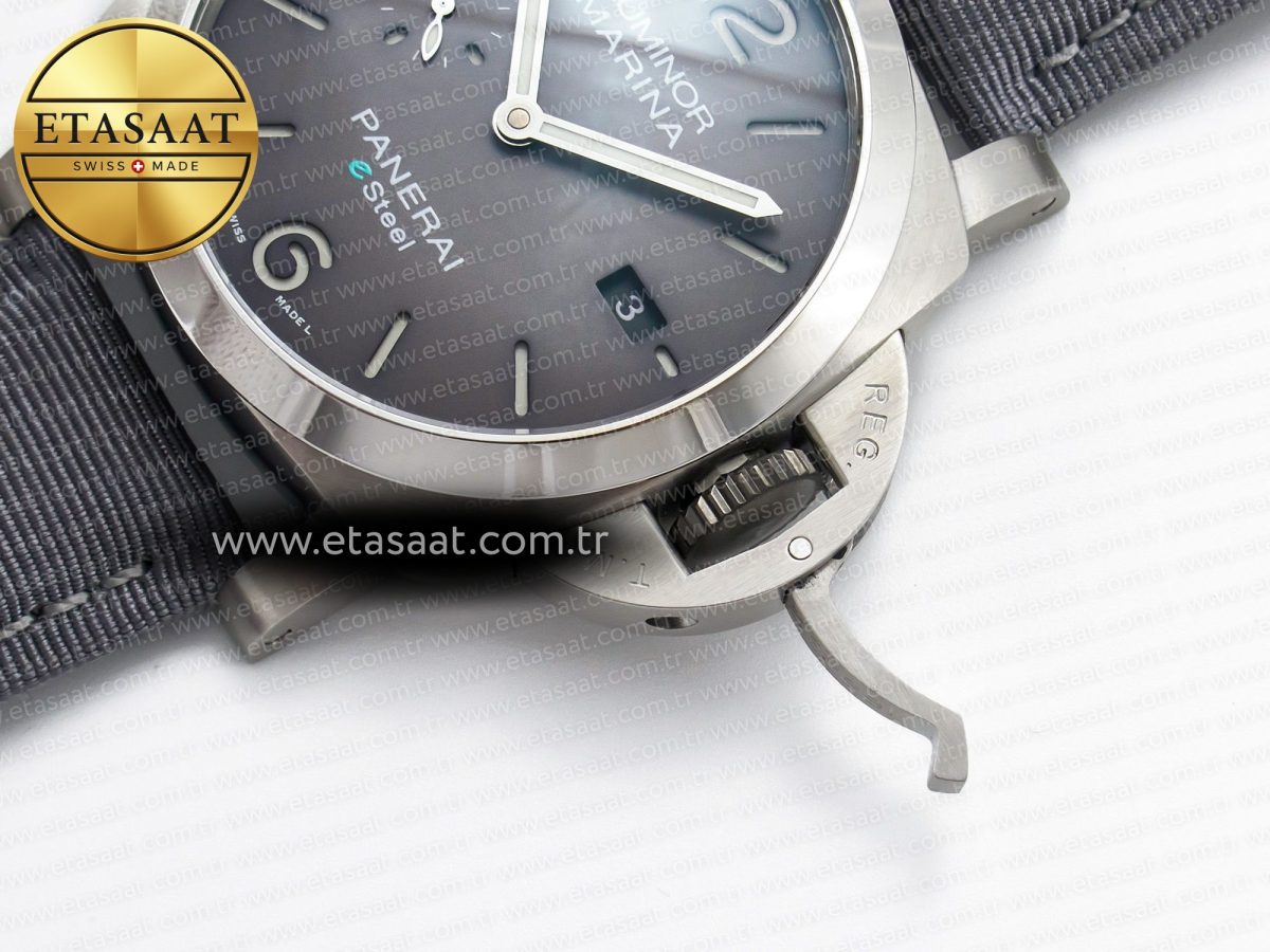 PAM1358 W TTF 1:1 Best Edition on Gray Nylon Strap P9010 - Görsel 9