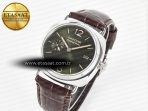 PAM1386 Radiomir 40mm TTF 1:1 Best Edition Green Dial on Brown Leather Strap P900