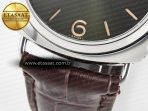 PAM1386 Radiomir 40mm TTF 1:1 Best Edition Green Dial on Brown Leather Strap P900 - Görsel 13