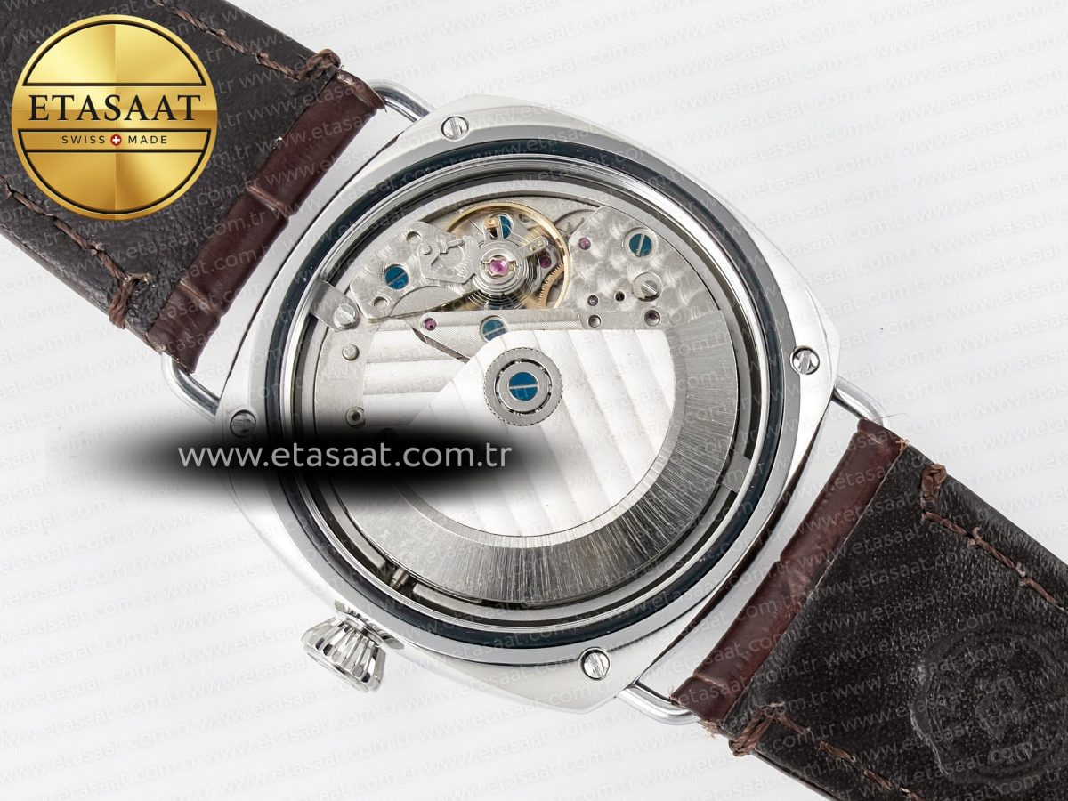 PAM1386 Radiomir 40mm TTF 1:1 Best Edition Green Dial on Brown Leather Strap P900 - Görsel 16