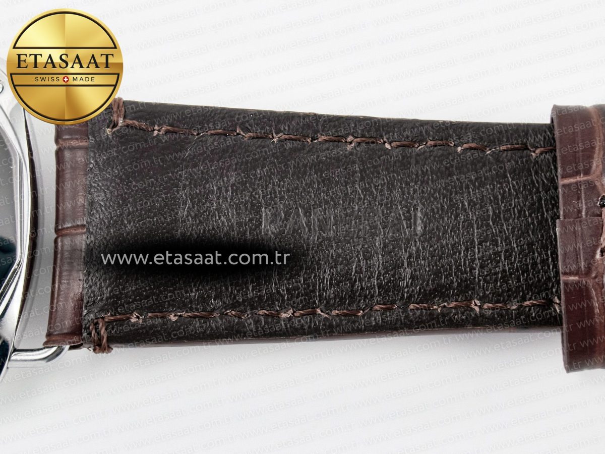 PAM1386 Radiomir 40mm TTF 1:1 Best Edition Green Dial on Brown Leather Strap P900 - Görsel 25