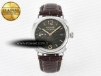 PAM1386 Radiomir 40mm TTF 1:1 Best Edition Green Dial on Brown Leather Strap P900 - Görsel 3