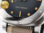 PAM1518 Submersible 44mm VSF 1:1 Best Edition Gray Ombre Dial on Camouflage Strap P900 - Görsel 11