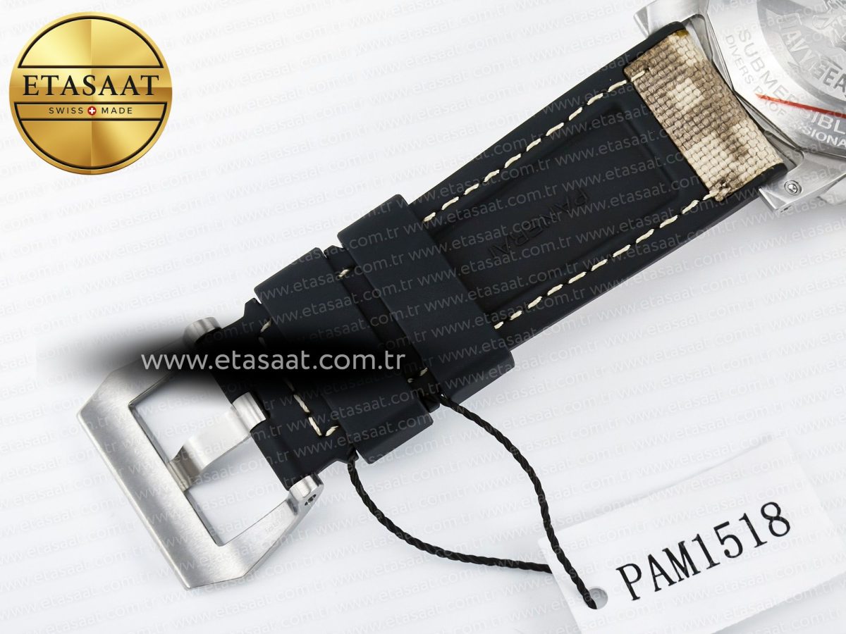 PAM1518 Submersible 44mm VSF 1:1 Best Edition Gray Ombre Dial on Camouflage Strap P900 - Görsel 28