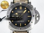 PAM1518 Submersible 44mm VSF 1:1 Best Edition Gray Ombre Dial on Camouflage Strap P900 - Görsel 4