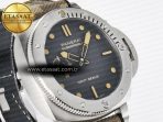 PAM1518 Submersible 44mm VSF 1:1 Best Edition Gray Ombre Dial on Camouflage Strap P900 - Görsel 5