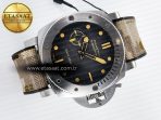 PAM1518 Submersible 44mm VSF 1:1 Best Edition Gray Ombre Dial on Camouflage Strap P900 - Görsel 8