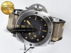 PAM1518 Submersible 44mm VSF 1:1 Best Edition Gray Ombre Dial on Camouflage Strap P900 - Görsel 9