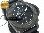 PAM2231 Carbotech 42mm VSF Best Edition Black Dial on Black Rubber Strap P.900 Super Clone - Görsel 5