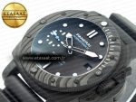 PAM2231 Carbotech 42mm VSF Best Edition Black Dial on Black Rubber Strap P.900 Super Clone - Görsel 6