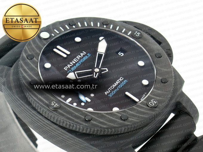 PAM2231 Carbotech 42mm VSF Best Edition Black Dial on Black Rubber Strap P.900 Super Clone - Görsel 7